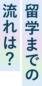 留学までの流れは？