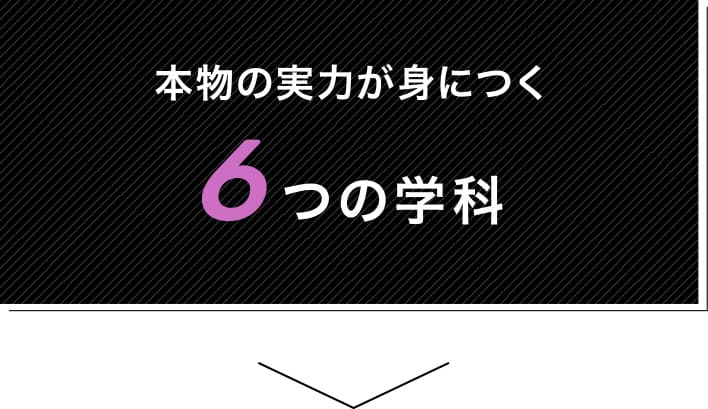 本物の実力が身につく6つの学科