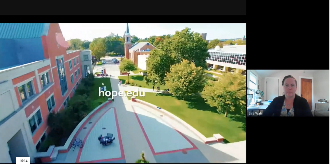 HOPE COLLEGE SUMMER VIRTUAL PROGRAM　バーチャルツアー