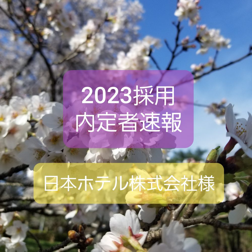 2023採用 内定速報