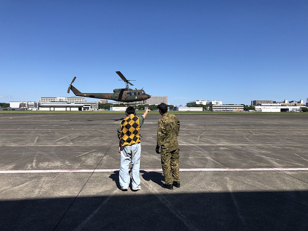 航空学科 立川駐屯地を体験見学